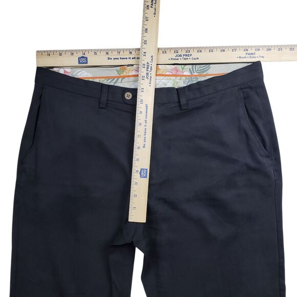 Tommy Bahama Silk Pants Mens 36x30 Black Straight Leg Preppy - Picture 4 of 8